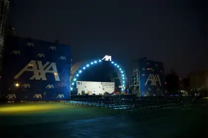 outdoor concert field