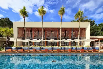 pool and beach club