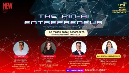 The 15th Annual Women Entrepreneurs Conference - The Pin-AI Entrepreneur