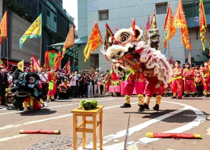 lion dance hung shing festival ap lei chau