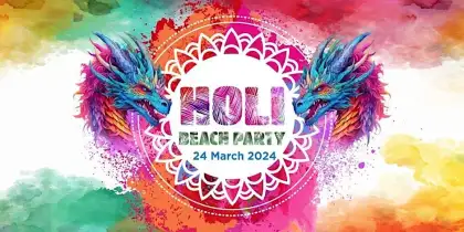 holi party poster