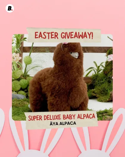 aya alpaca free plush toy giveaway