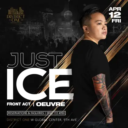 Just Ice - Ice Seguerra at District One