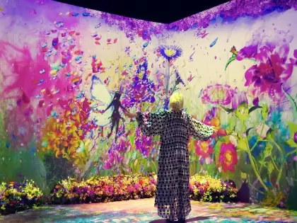 Naked Flowers Interactive Exhibition by NAKED, Inc.