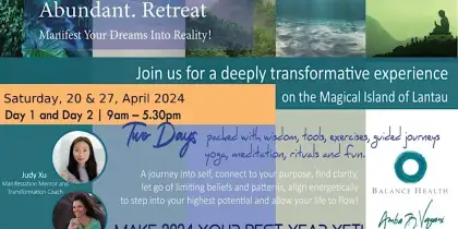 wellness retreat poster