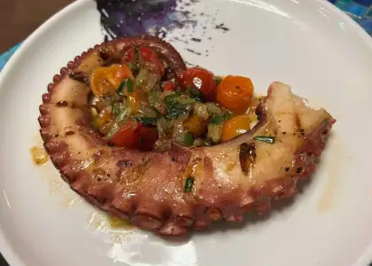 grilled octopus ÓNA Discovery Bay Restaurant