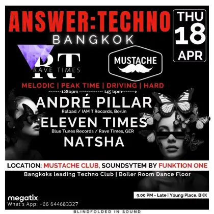 Answer: Techno Bangkok | Mustache Club, by Rave Times