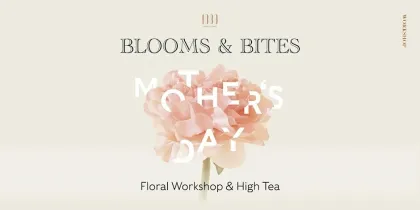 Blooms & Bites Workshop Poster