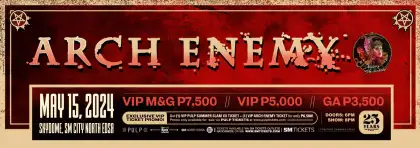 ARCH ENEMY DECEIVERS ASIA TOUR 2024