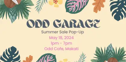 Odd Garage Summer Sale Pop-Up