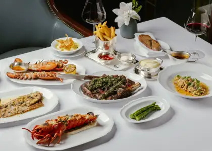 lobster bar and grill dish spread