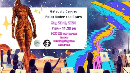 Galactic Canvas: Paint Under the Stars