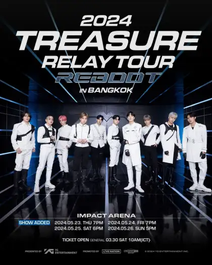 2024 TREASURE RELAY TOUR [REBOOT] IN BANGKOK