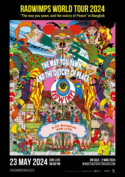 RADWIMPS WORLD TOUR 2024 'The way you yawn, and the outcry of Peace'