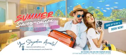 Hotel H2O's Summer Saver-cation Promo