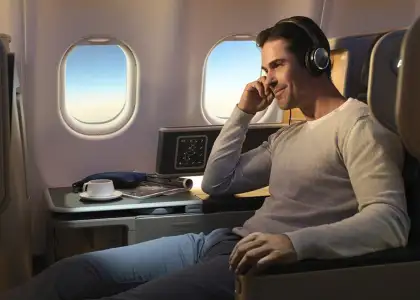 Qantas Flight Takeoff