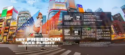 PAL's Let Freedom Take Flight - Independence Day Seat Sale