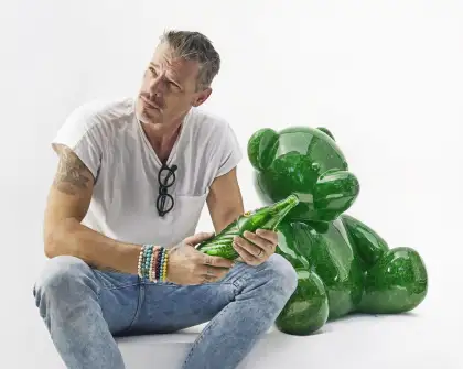 Dominik Haring and his work "Sodapop Bear"