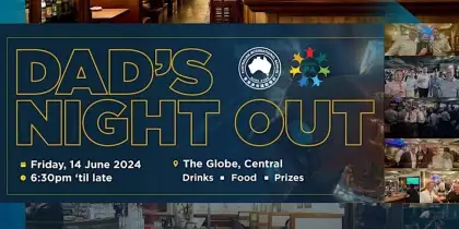 dads night out poster