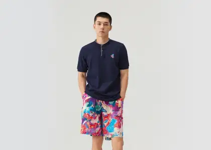 shang hai tai mandarin collar shirt