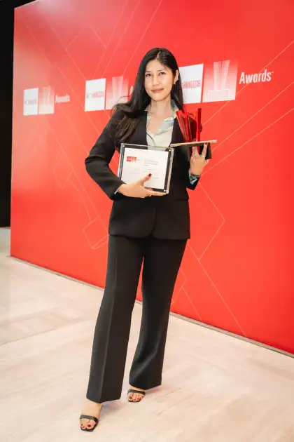 A portrait of Risa Siriwat