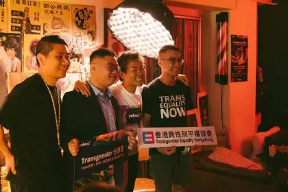 Henry at a forum representing TEHK