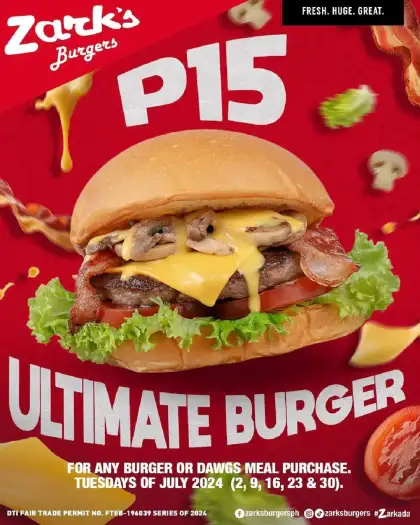 Zark's Burgers P15 Ultimate Burger
