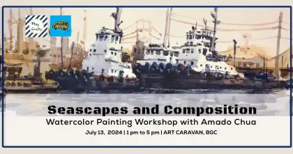 Seascapes and Composition - Watercolor Painting Workshop with Amado Chua