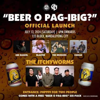 The Itchyworms: BEER O PAG-IBIG OFFICIAL LAUNCH