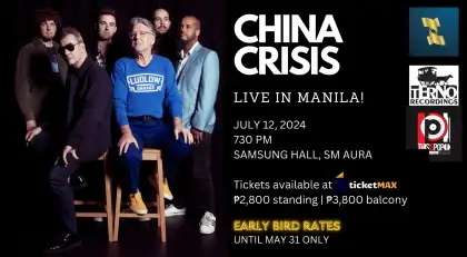 CHINA CRISIS LIVE IN MANILA