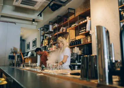 Picture of the interior at No Sleep Club