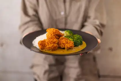 A look at the new chicken curry rice bowl