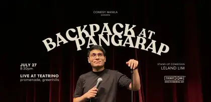 Backpack at Pangarap: Live Stand-Up Comedy by Leland Lim