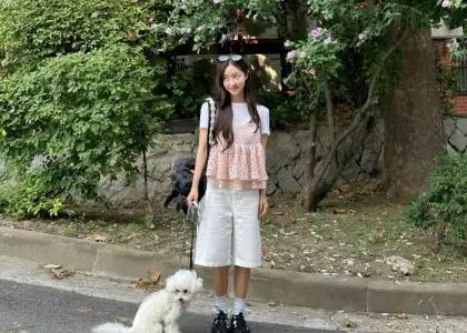 Summer outfit with Bermuda Suit Shorts