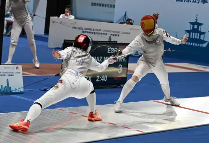 Maxine Esteban at a competition