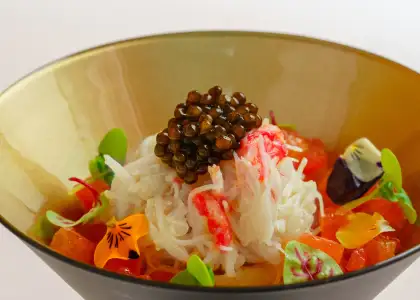 Palco Dish with Caviar