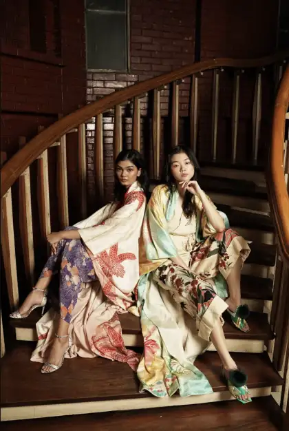 Models in dresses by Edya1929