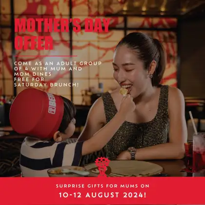 Japanese with a Dazzling Twist - Benihana Riverside Mother's Day Offer