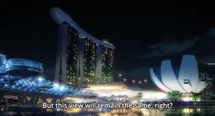 Marina Bay Sands in Anime