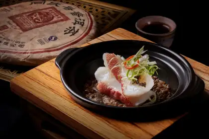 Rock rice with garoupa