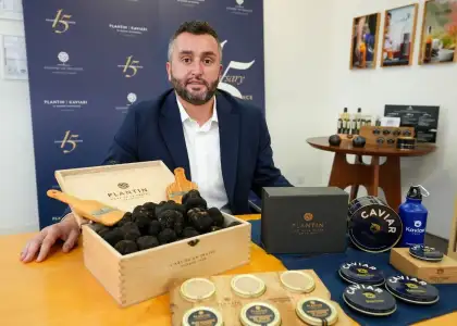 Plantin Kaviari's General Manager Mickael Riou