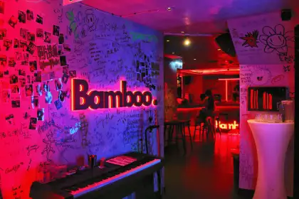 bamboo bar interior