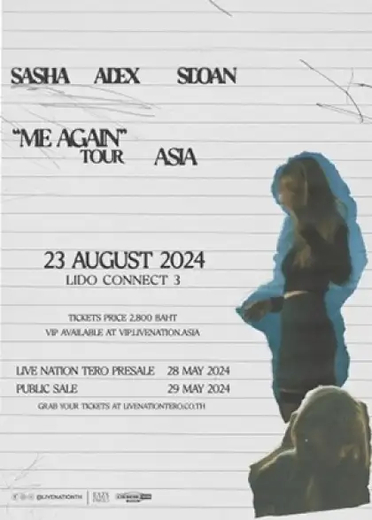 Sasha Alex Sloan "Me Again" Tour Asia - Bangkok