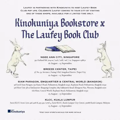 Laufey Book Club Pop-Up in Bangkok