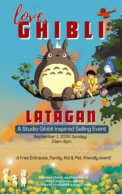 Love, Ghibli: Latagan - A Studio Ghibli-inspired selling event