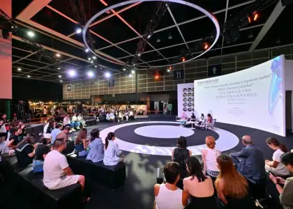 crowds gather to watch performances and attend seminars at CENTRESTAGE