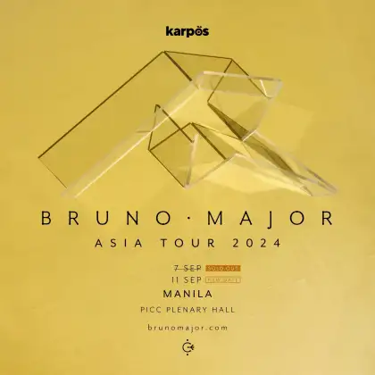 Bruno Major Asia Tour 2024 in Manila