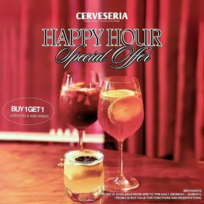 Cerveseria Happy Hour Special Offer