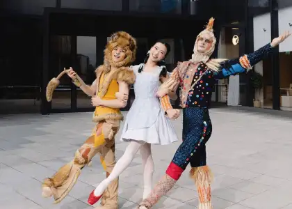 Airside ballet dancers