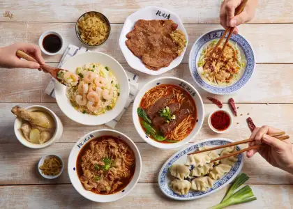 Sharing dishes at DCZ